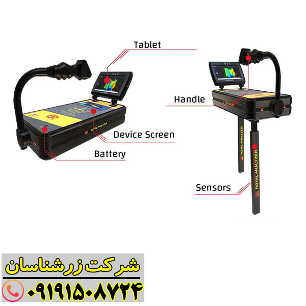 فلزیاب تصویری رویال آنالایزر 09191508724