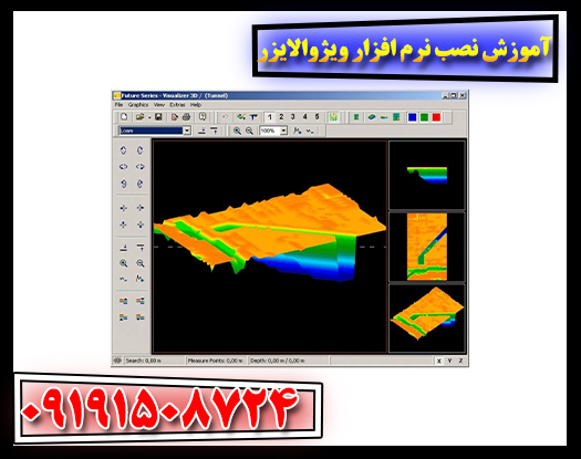 نحوه نصب نرم‌افزار ویژوالایزر به صورت تصویری 09191508724