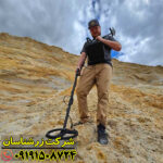 صفحه نمایش لمسی فلزیاب EXP 7000 حین اجرای نرم‌افزار Visualizer 3D 09191508724