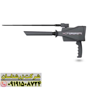 نمای نزدیک دستگاه BR 100 پرو با صفحه نمایش دیجیتال و کنترل حرفه‌ای کاوشگر. 09191508724